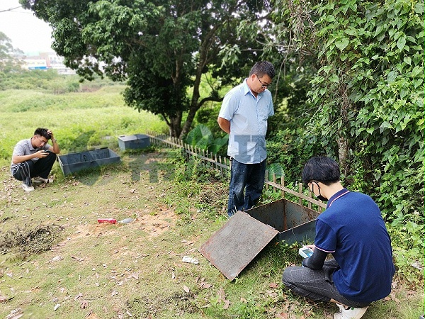 农村一体化废水处理现场