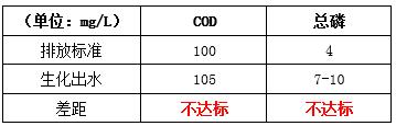 化工改造前原水处理后的效果